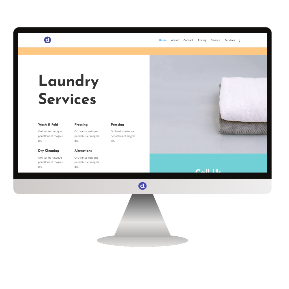 Laundry Service Theme