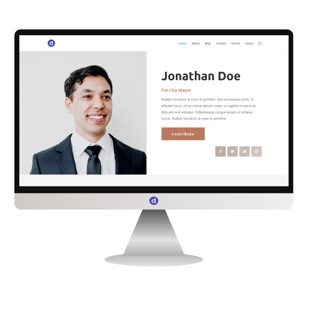 Political Candidate Theme